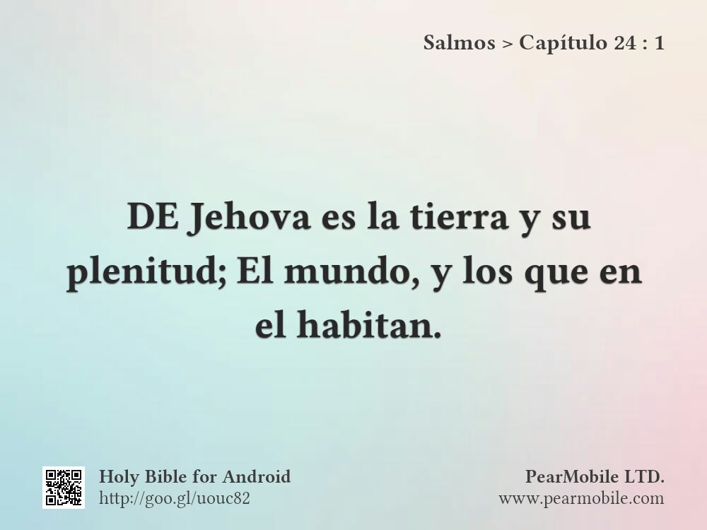 Salmos, Capítulo 24:1